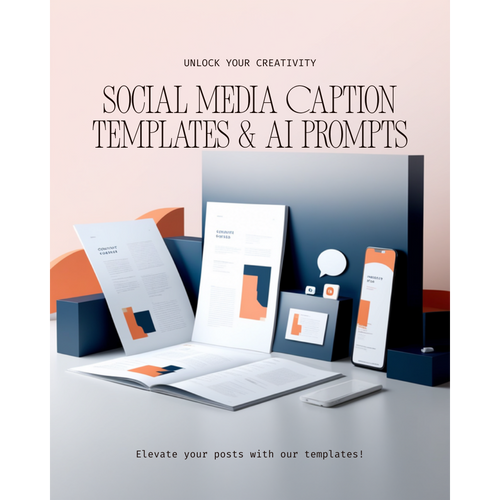 Social Media Caption Templates and AI Prompt Pack - 200+ done-for-you captions, hooks, and ChatGPT prompts for content creators